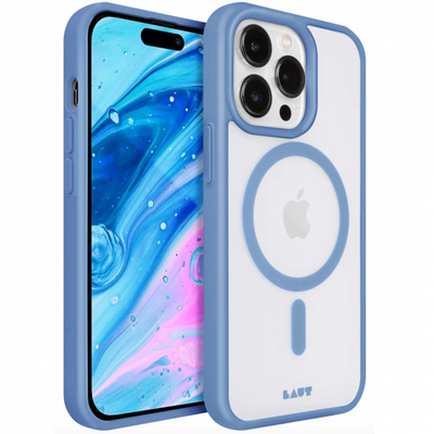 Чохол-накладка LAUT HUEX PROTECT для iPhone 14 Pro Max із MagSafe, синій (L_IP22D_HPT_BL) L_IP22D_HPT_BL фото