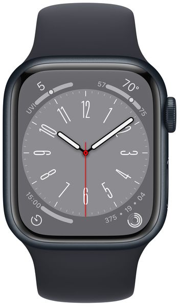 Смарт-годинник Apple Watch Series 8 45mm Midnight Aluminum Case (MNP13) MNP13 фото