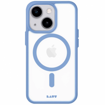 Чохол-накладка LAUT HUEX PROTECT для iPhone 14 з MagSafe, синій (L_IP22A_HPT_BL) L_IP22A_HPT_BL фото