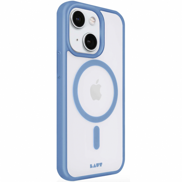 Чохол-накладка LAUT HUEX PROTECT для iPhone 14 з MagSafe, синій (L_IP22A_HPT_BL) L_IP22A_HPT_BL фото