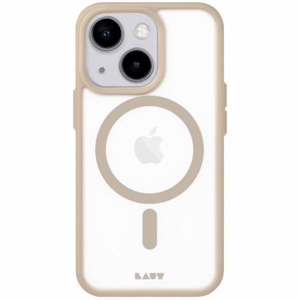 Чохол-накладка LAUT HUEX PROTECT для iPhone 14 з MagSafe, коричневий (L_IP22A_HPT_BR) L_IP22A_HPT_BR фото