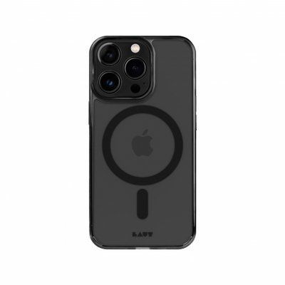 Чохол-накладка LAUT CRYSTAL-M для iPhone 14 Pro Max з MagSafe, прозоро-чорний (L_IP22D_CRM_UB) L_IP22D_CRM_UB фото